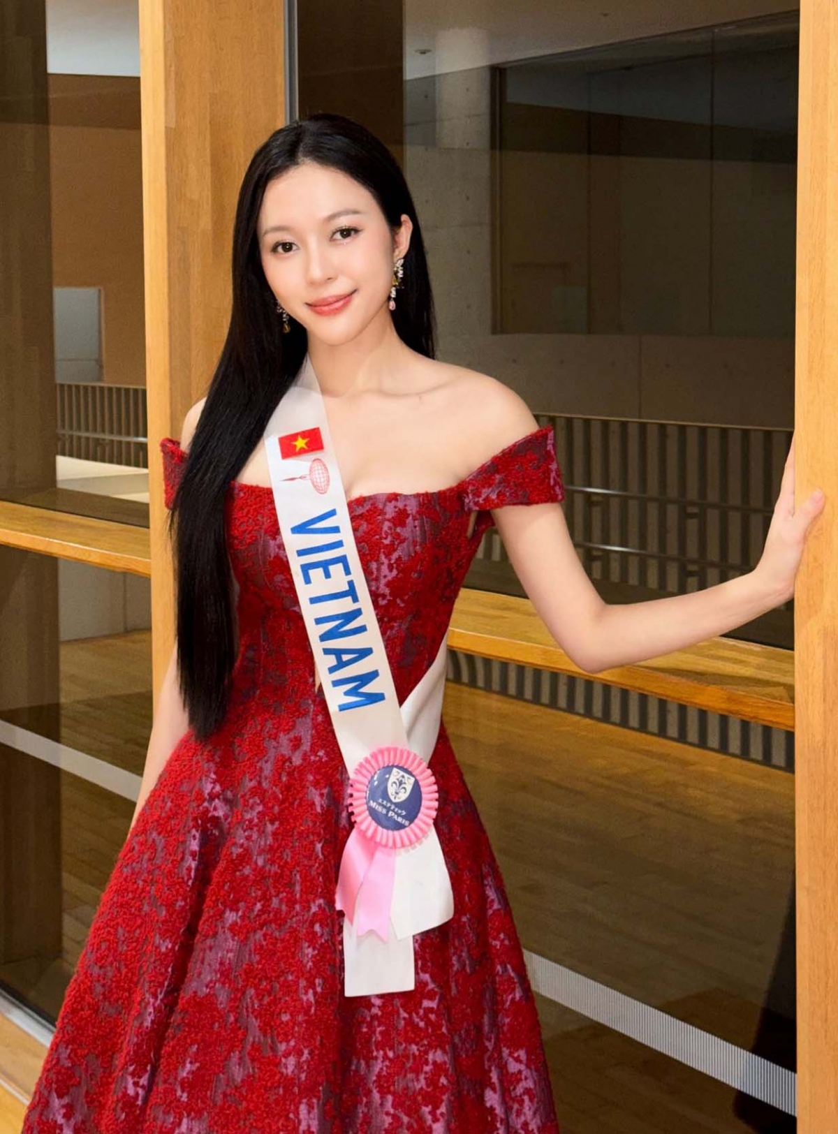 Đại diện Việt Nam tại Miss International 2025 là Nguyễn Ngọc Kiều Duy (Ảnh: FBNV)