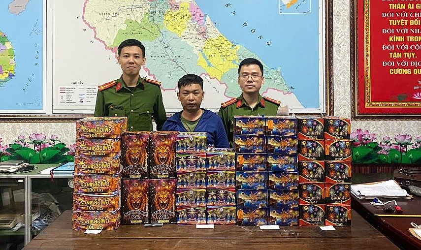 Đối tượng Nguyễn Xuân Hùng. (Ảnh: Công an Hà Tĩnh).