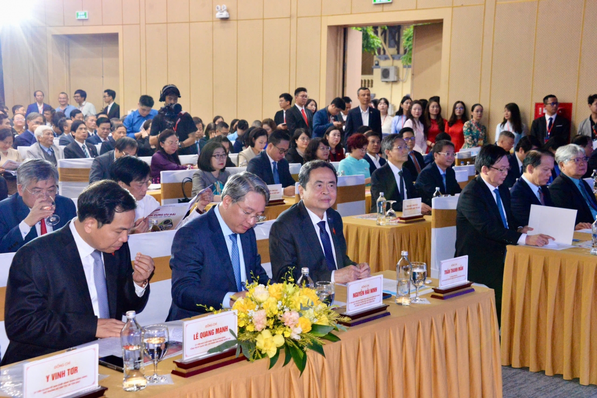 Chủ tịch Quốc hội Trần Thanh Mẫn dự Lễ hưởng ứng Ngày Pháp luật nước Cộng hòa xã hội chủ nghĩa Việt Nam năm 2025