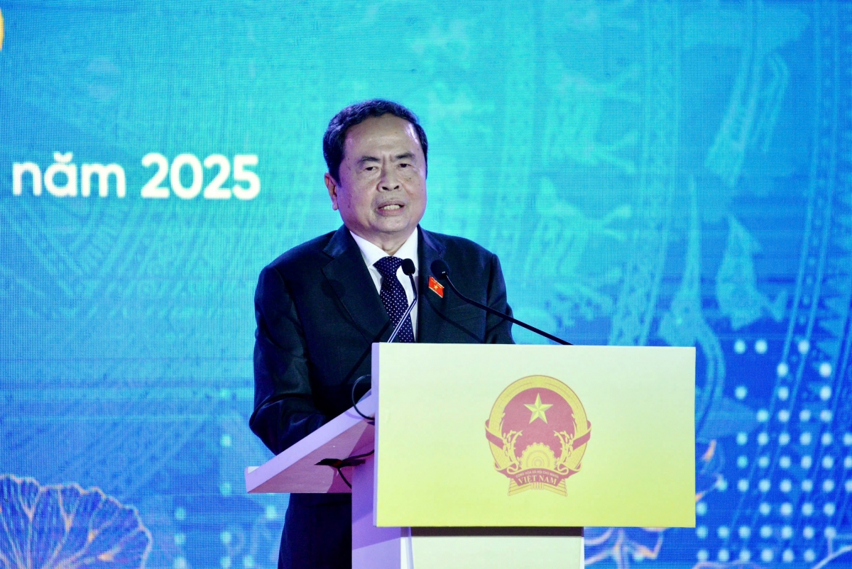 Chủ tịch Quốc hội Trần Thanh Mẫn phát biểu tại sự kiện