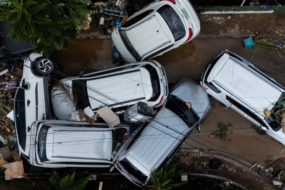 Bão Kalmaegi gây thiệt hại nặng nề tại Philippines. Ảnh: Reuters