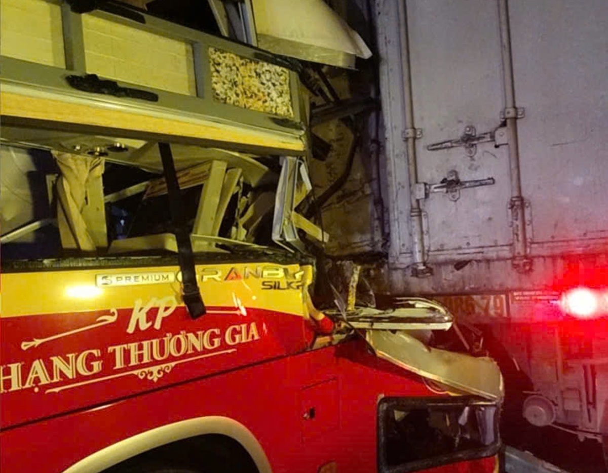 Hiện trường vụ tại nạn. Ảnh: B.H