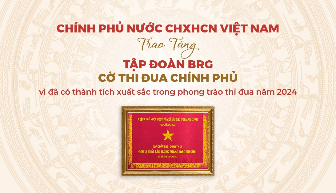 Tập đoàn BRG là tập đoàn kinh tế duy nhất của TP. Hà Nội được trao tặng