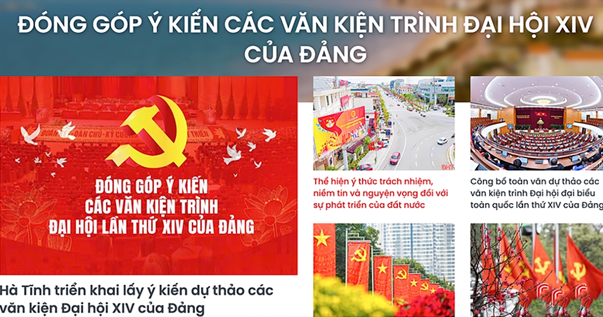 Hà Tĩnh triển khai nhiều hoạt động thi đua chào mừng Đại hội XIV của Đảng.
