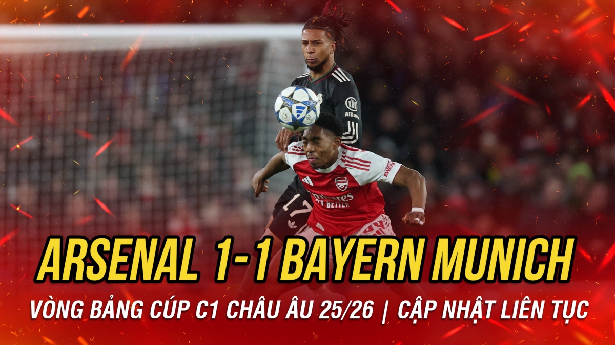 Hiệp một kết thúc với tỉ số hoà.