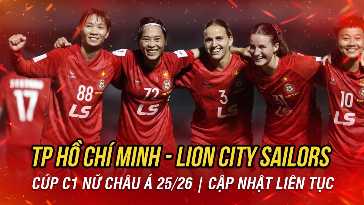 CLB nữ TP.HCM đặt mục tiêu giành chiến thắng khi gặp Lion City Sailors.