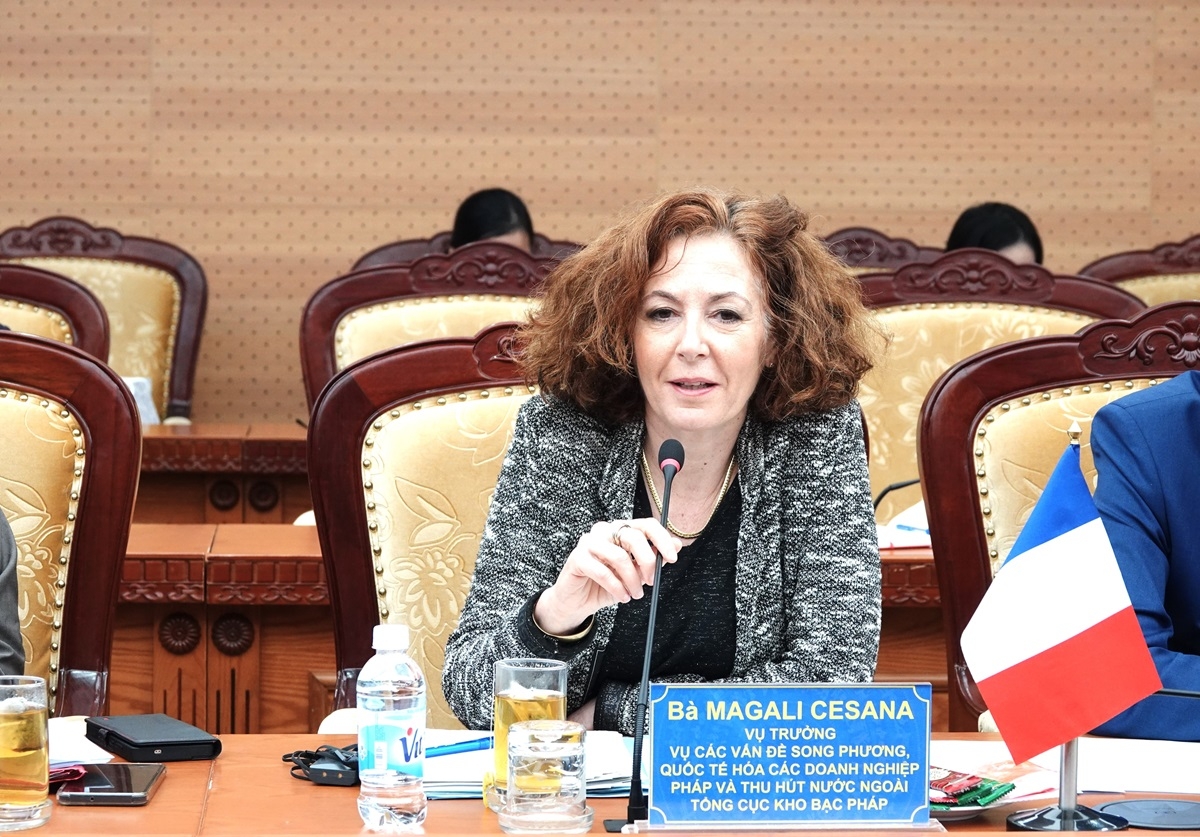 Bà Magali Cesana, Vụ trưởng Vụ các vấn đề song phương, quốc tế hóa các doanh nghiệp Pháp và thu hút nước ngoài, Tổng cục Kho bạc Pháp