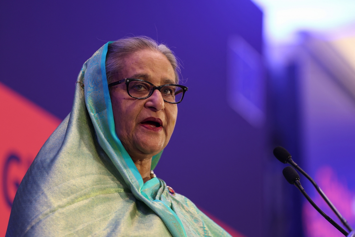 Cựu Thủ tướng Sheikh Hasina. Ảnh: Reuters
