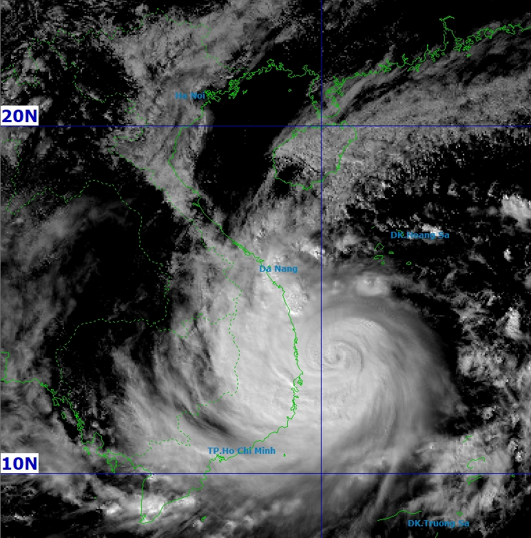 Ảnh: Trung tâm Dự báo KTTV quốc gia