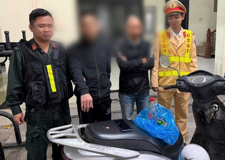 Các đối tượng bị phát hiện, bắt giữ tại hiện trường