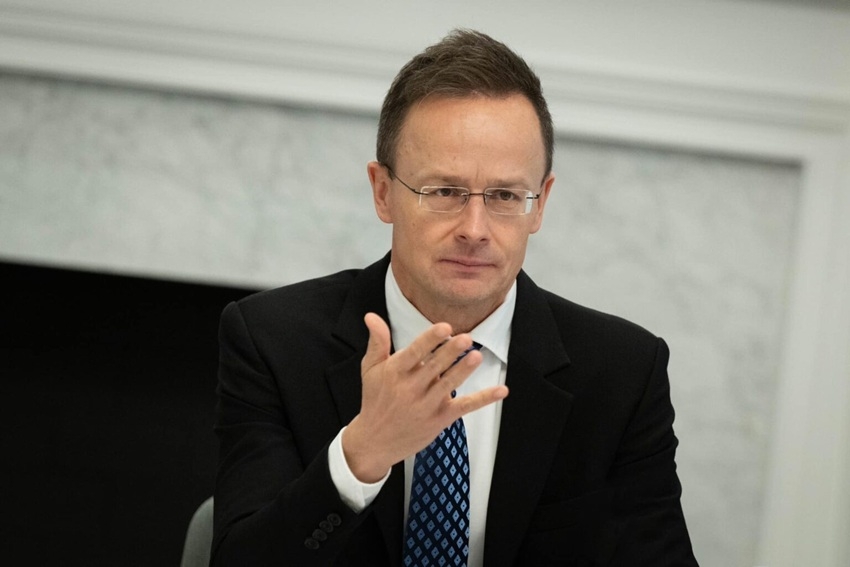 Bộ trưởng Ngoại giao và Thương mại Hungary Peter Szijjarto. Ảnh: dailynewshungary.com