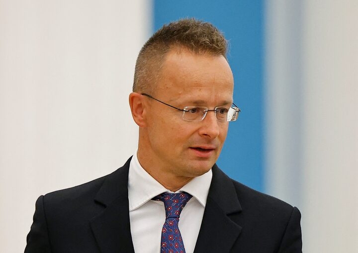 Bộ trưởng Ngoại giao và Thương mại Hungary Peter Szijjarto (Ảnh: Reuters)