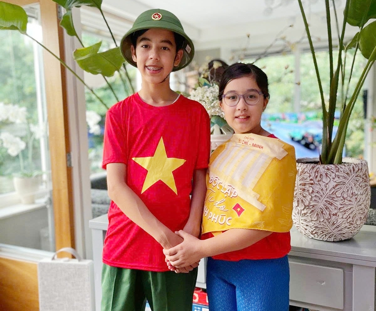 Văn hóa chỉ thực sự lan tỏa ra thế giới khi nó được nuôi dưỡng từ bên trong, từ đời sống hàng ngày của các em nhỏ Việt Nam (các em thế hệ F2, F3...) sinh sống ở nước ngoài. (Ảnh: Đào Hương)