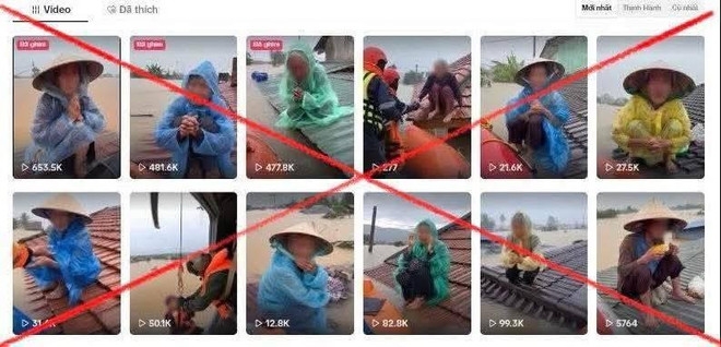 Những hình ảnh, video clip do AI ngụy tạo thu hút hàng trăm nghìn lượt xem, gây hoang mang dư luận và làm 'loãng' những thông tin cảnh báo khẩn cấp