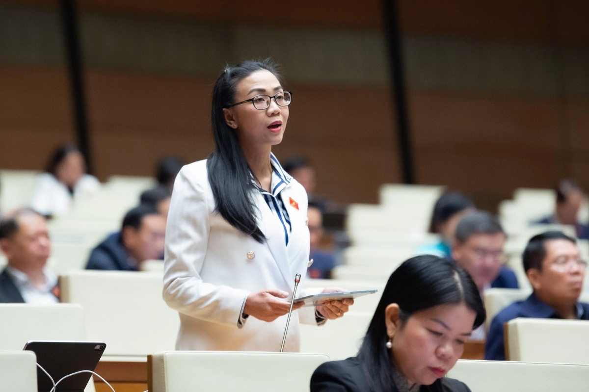 Đại biểu Trịnh Thị Tú Anh (đoàn Lâm Đồng)