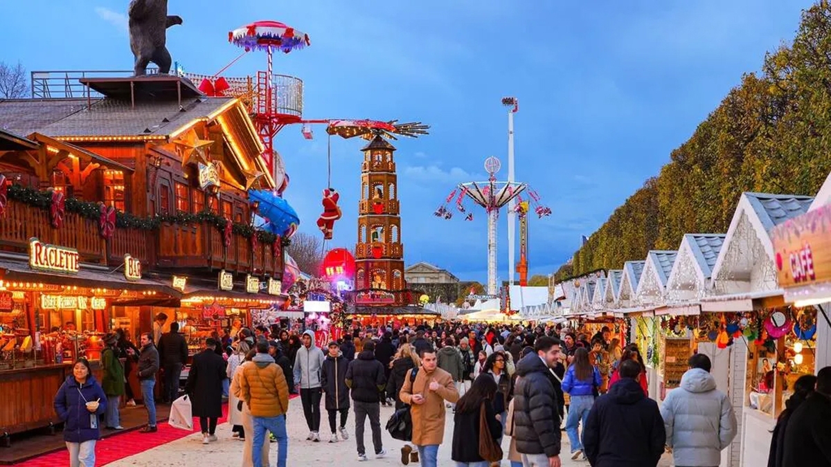 Chợ Giáng sinh Tuileries (Ảnh: Shutterstock)
