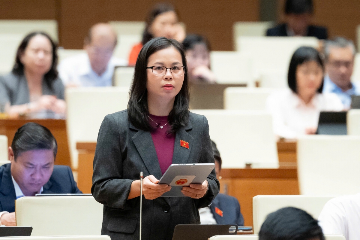 Đại biểu Quốc hội Chu Thị Hồng Thái. Ảnh Quốc hội