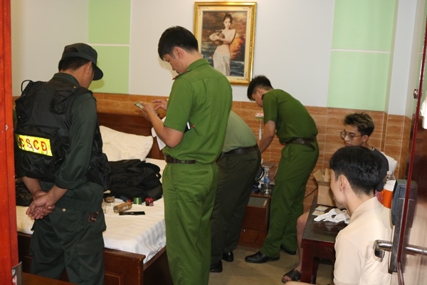 Hiện trường vụ việc (Ảnh: Công an cung cấp)