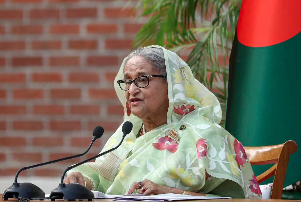 Cựu Thủ tướng Bangladesh Sheikh Hasina. Ảnh: Reuters