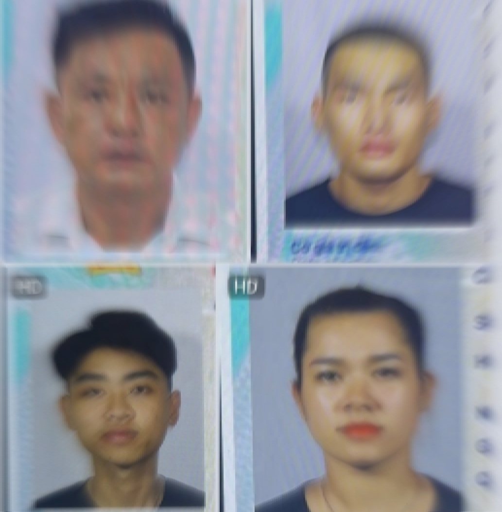 Các đối tượng đến Công an Cần Thơ đầu thú