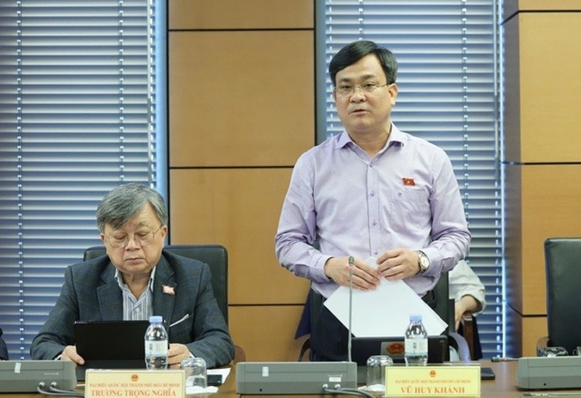 Đại biểu Vũ Huy Khánh, đoàn TP.HCM (Ảnh: Quốc hội)