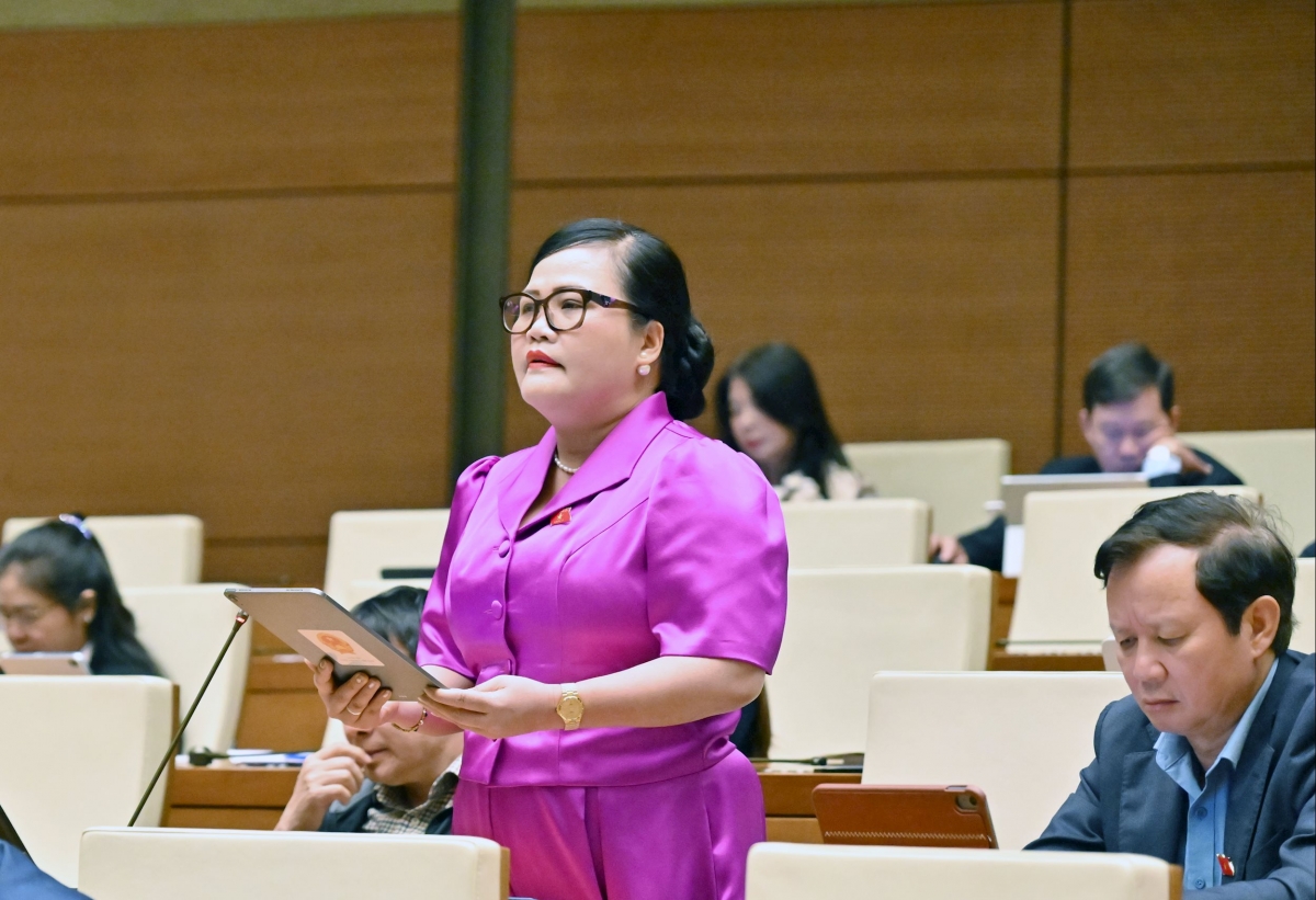 Đại biểu Nguyễn Thị Sửu (đoàn TP Huế)