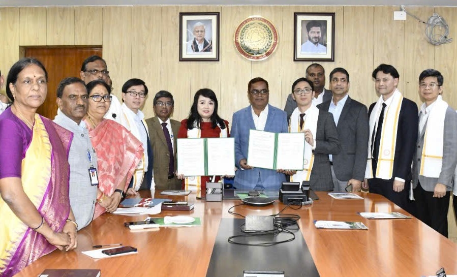 Lễ ký biên bản ghi nhớ hợp tác về ứng dụng công nghệ xử lý chất thải hữu cơ giữa Bioway Việt Nam và Đại học Nông nghiệp Professor Jayashankar Telangana (PJTAU) mới đây