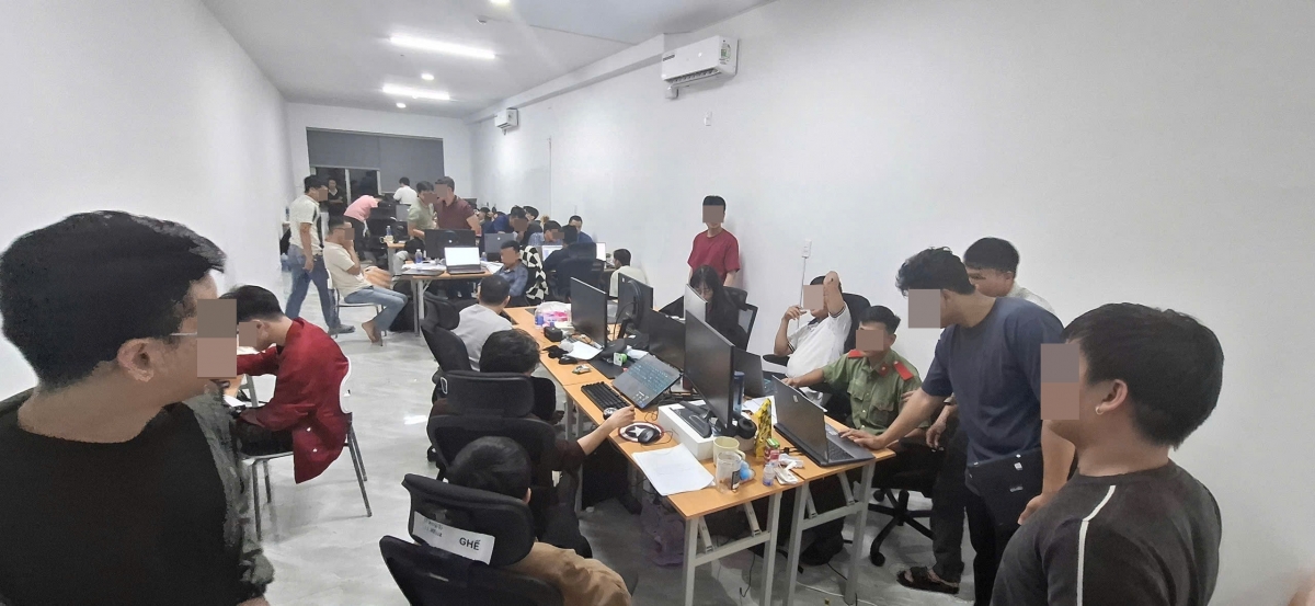 Hiện trường vụ việc tại thời điểm kiểm tra.