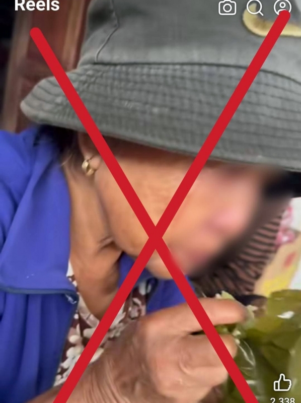 Thông tin clip lan truyền trên mạng về việc cụ bà C mấy ngày không ăn uống trong mùa lũ là thông tin thất thiệt