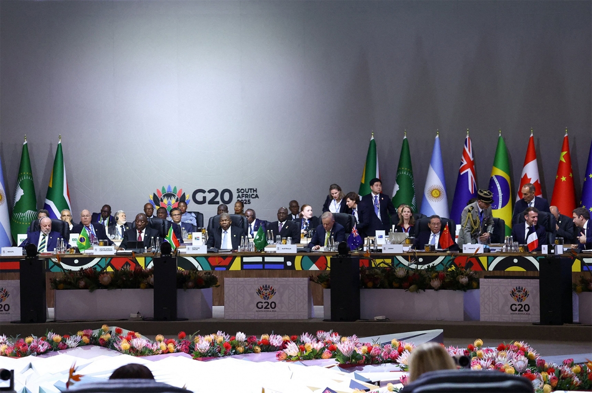 Hội nghị G20 tại Nam Phi. Ảnh: Reuters.