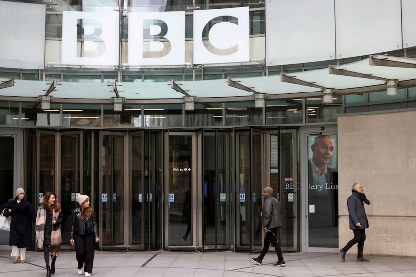 Văn phòng BBC World Service ở London, Anh. Ảnh: Reuters