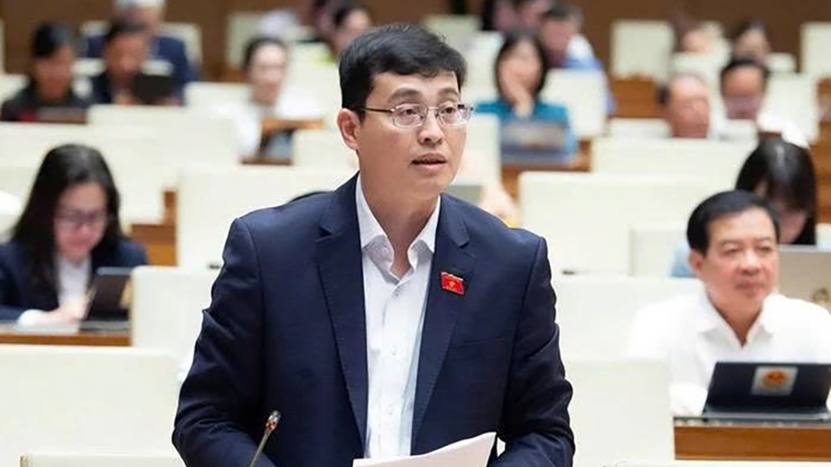 Đại biểu Đỗ Đức Hiển (đoàn TP.HCM). Ảnh: Phạm Thắng