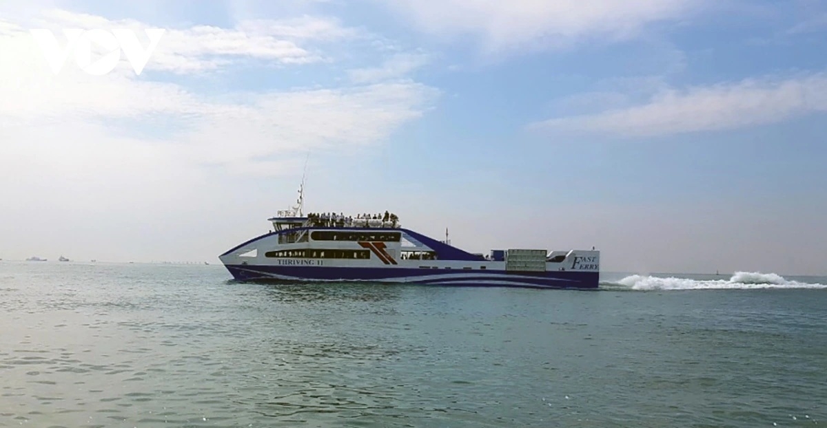 Hiện nay Cần Giờ và Vũng Tàu kết nối bằng phà biển