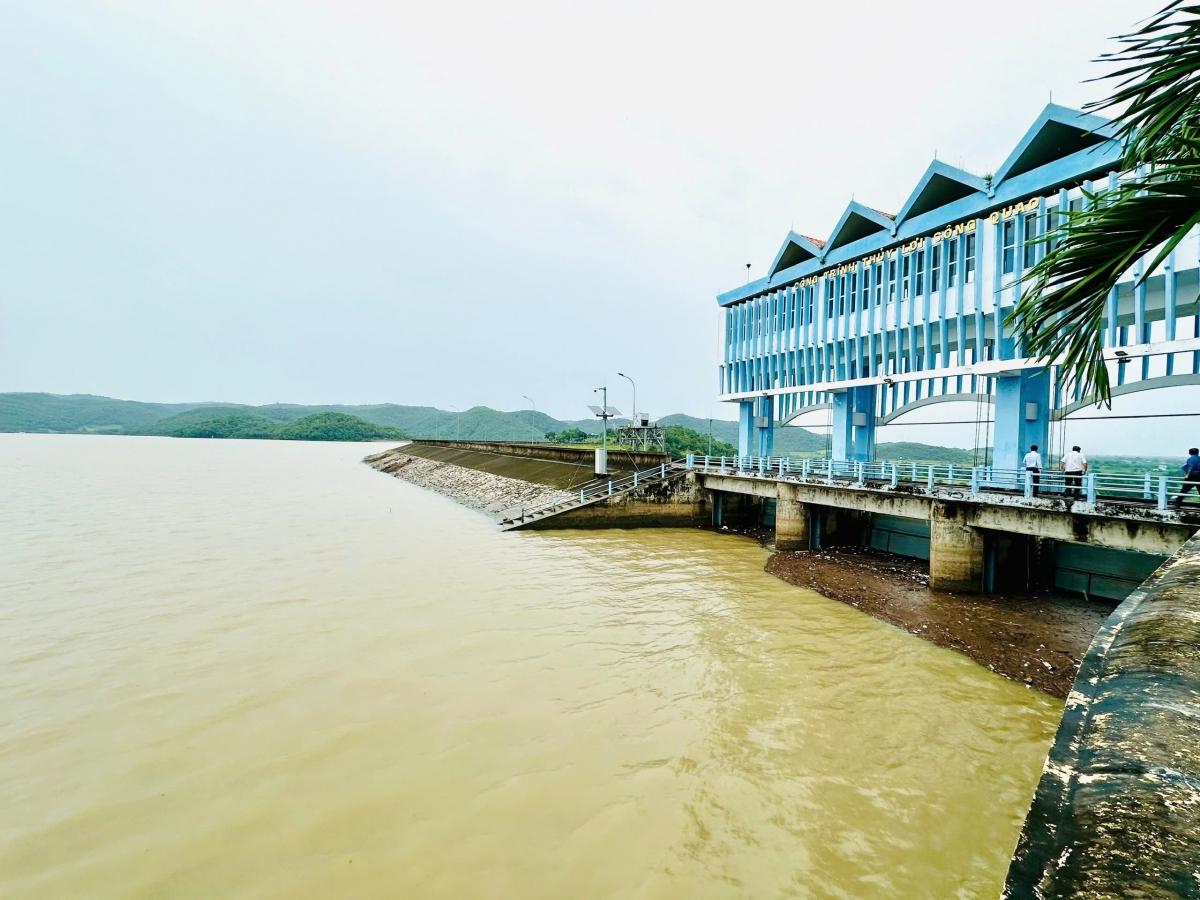 Hồ Sông Quao ở xã Hàm Thuận Bắc. Ảnh: B.H