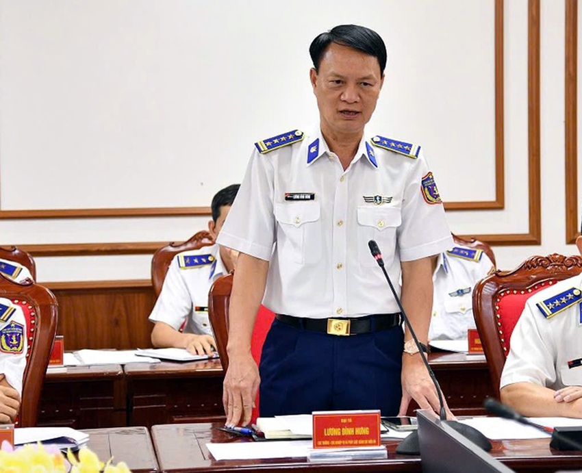 Đại tá Lương Đình Hưng giữ chức Phó Tư lệnh Pháp luật Cảnh sát Biển Việt Nam từ ngày 14/11