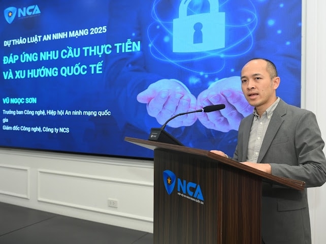 Ông Vũ Ngọc Sơn, Trưởng ban công nghệ, Hiệp hội An ninh mạng - NCA (Ảnh: NCA)