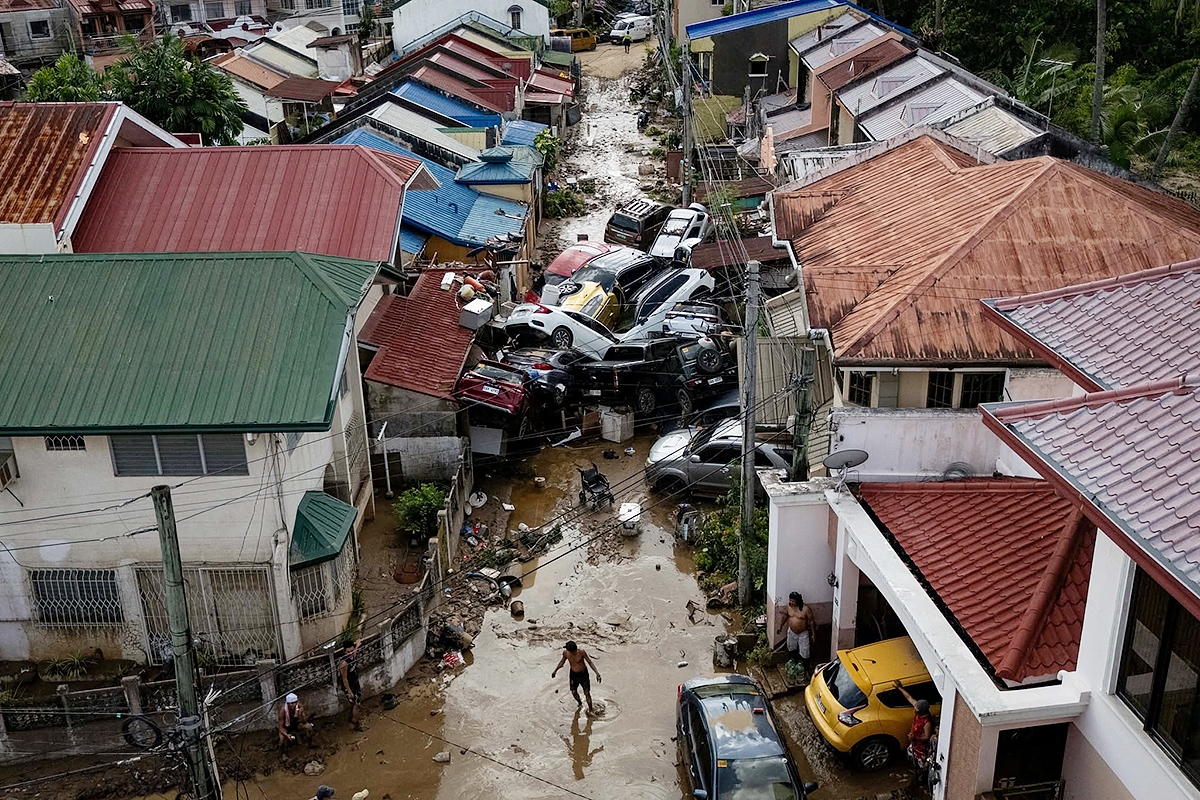 Bão Kalmaegi ở Philippines khiến hơn 100 người thiệt mạng và mất tích. (Ảnh: Reuters)