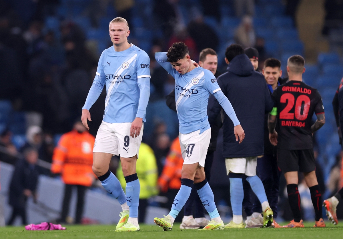 Man City thua ngay trên sân nhà của mình (Ảnh: Reuters).