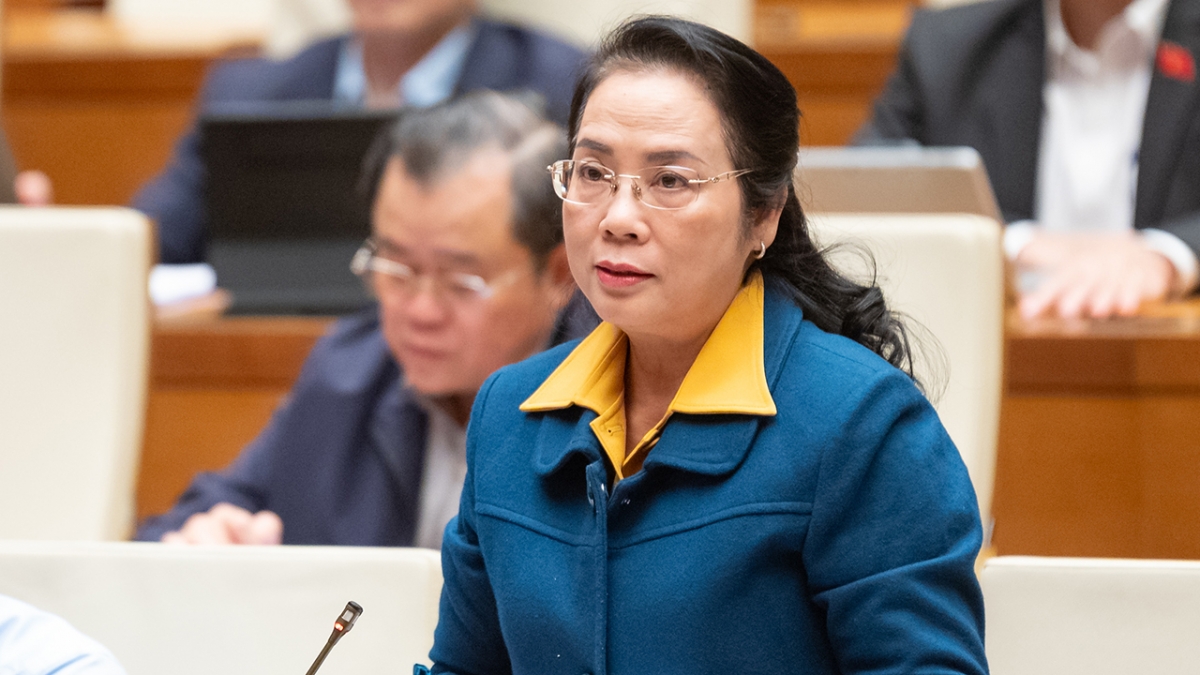 Đại biểu Trần Kim Yến (đoàn TP.HCM)