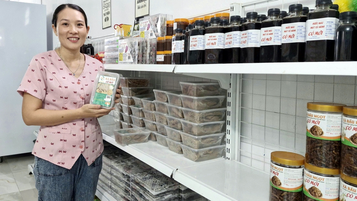 Chị Phạm Thị Mới thành công khởi nghiệp từ nông sản nông thôn