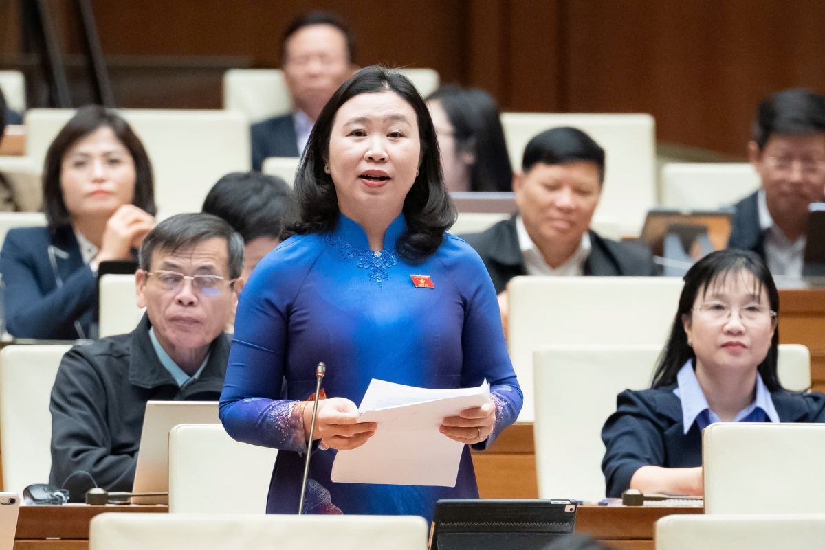 Đại biểu Quốc hội Lê Thị Song An. Ảnh: Quốc hội