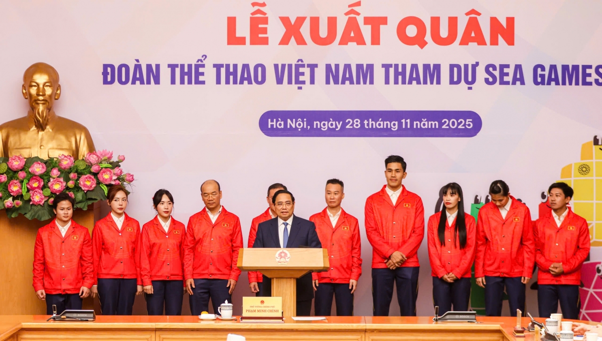 Buổi lễ có sự tham dự của Lãnh đạo Đảng, Nhà nước; Lãnh đạo Bộ Văn hóa, Thể thao và Du lịch; Ủy ban Olympic Việt Nam; đại diện các Liên đoàn, Hiệp hội thể thao quốc gia; cùng các Huấn luyện viên và Vận động viên của Đoàn Thể thao Việt Nam.