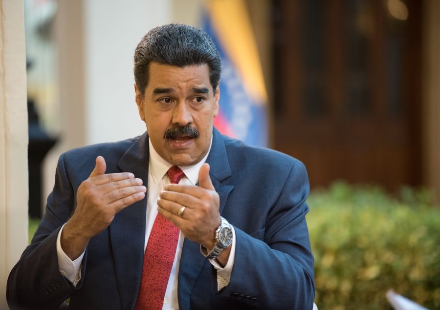 Tổng thống Venezuela Nicolas Maduro. Ảnh: Tân Hoa xã