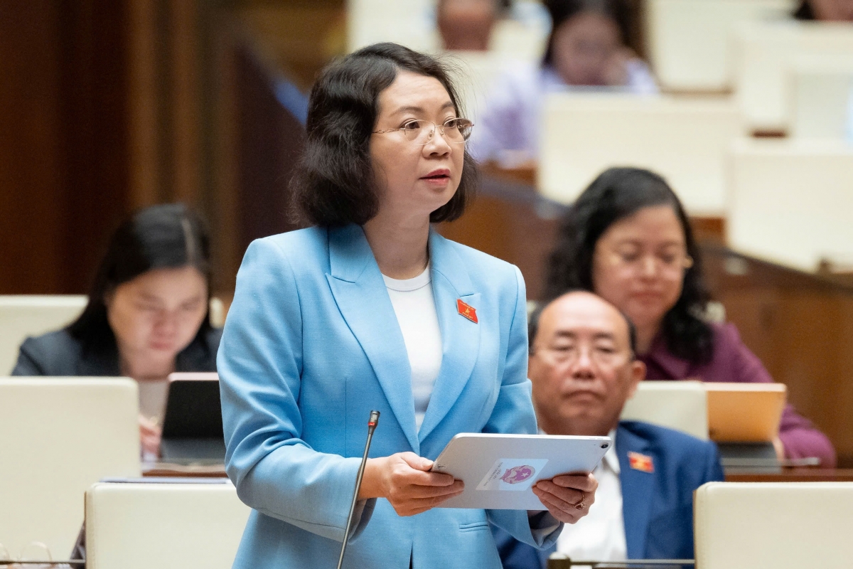 Đại biểu Mai Thị Phương Hoa. (Ảnh: Quốc hội)