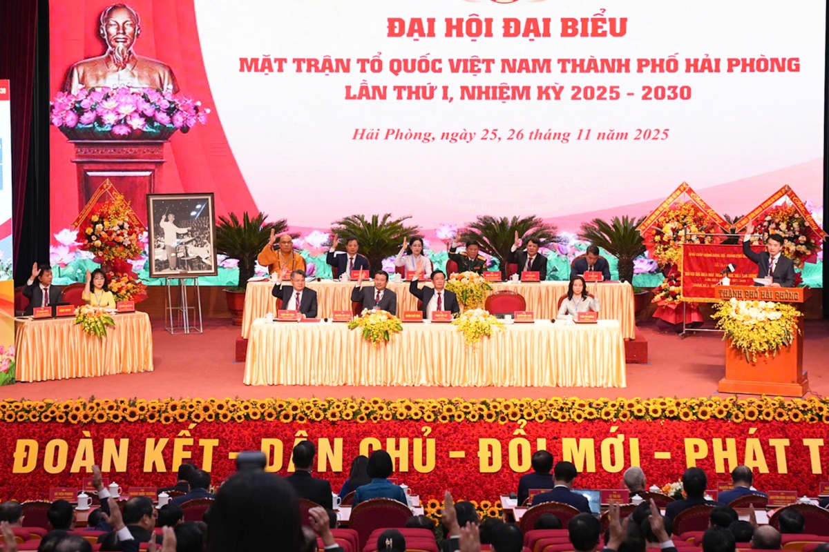 Đại hội Đại biểu MTTQ Việt Nam TP Hải Phòng lần thứ I, nhiệm kỳ 2025-2030
