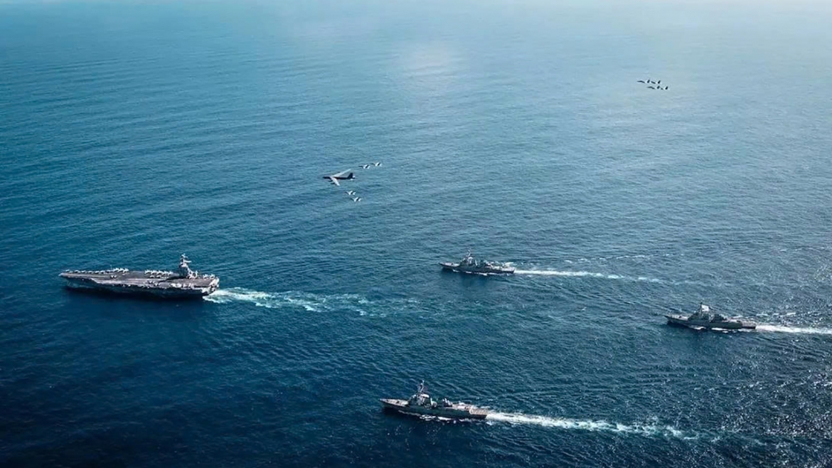 ​Tàu sân bay Mỹ tiến vào vùng biển Caribe-Ảnh minh họa. (Ảnh: US Navy)
