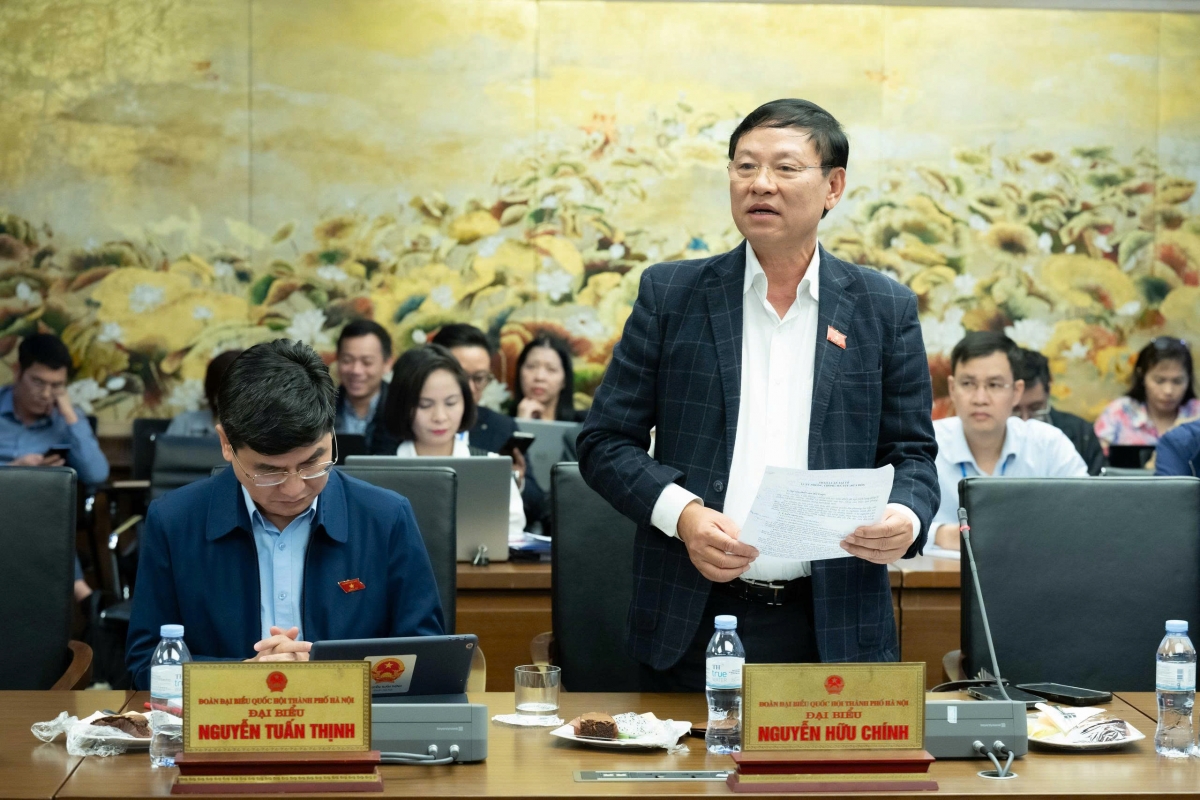 Đại biểu Nguyễn Hữu Chính, đoàn Hà Nội. (Ảnh: Quốc hội)