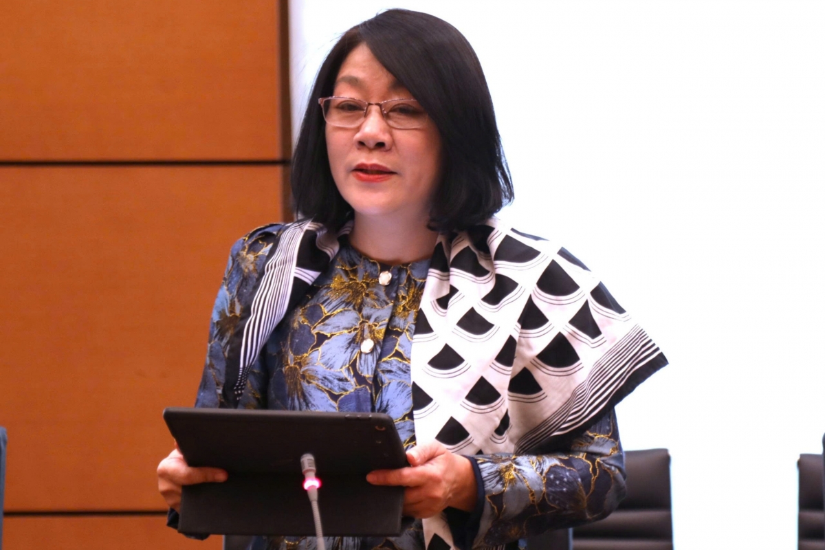 Đại biểu Nguyễn Thị Tuyết Nga, đoàn Quảng Trị (Ảnh: QH)