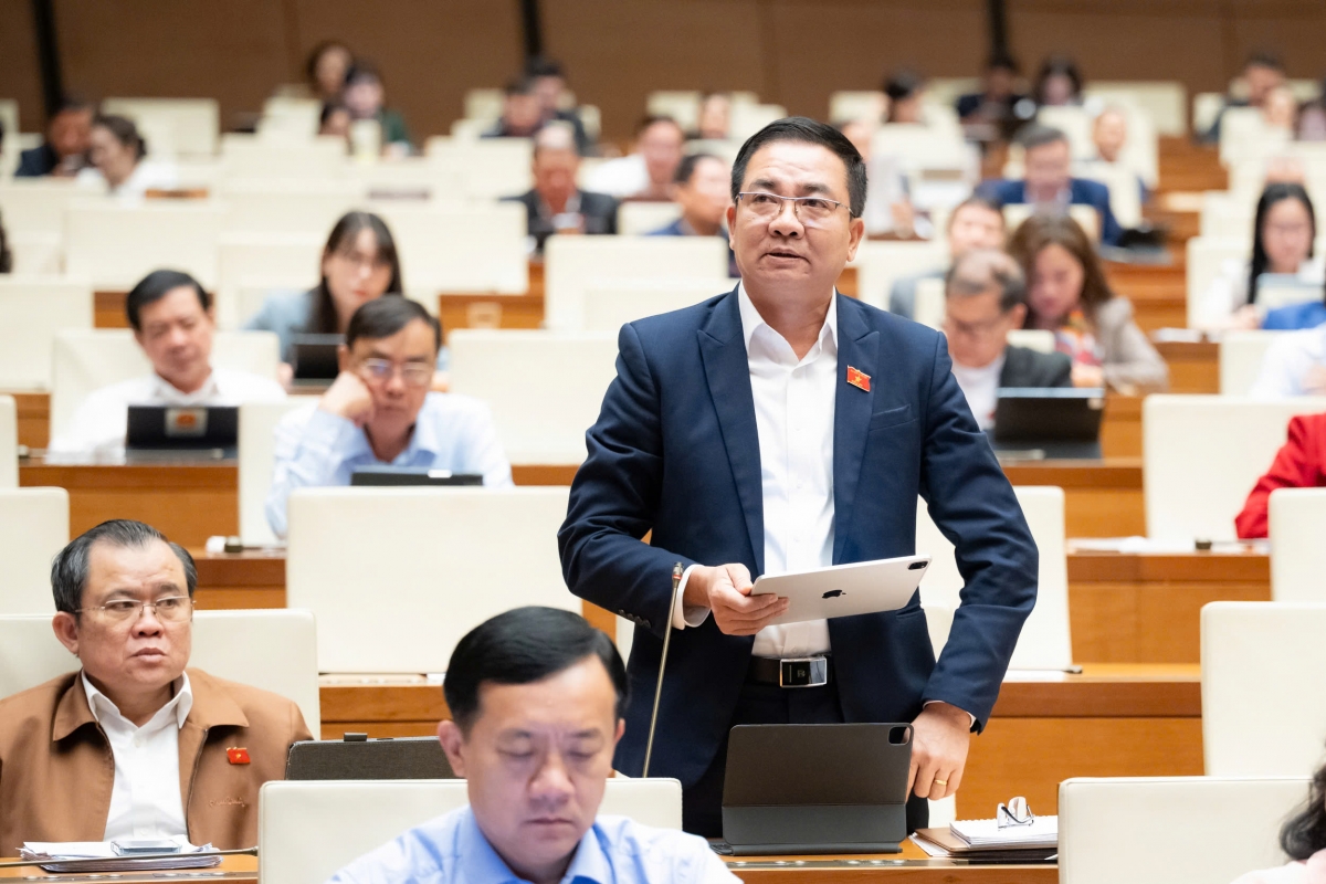 ĐBQH Nguyễn Minh Đức, đoàn TP.HCM (Ảnh: Quốc hội)