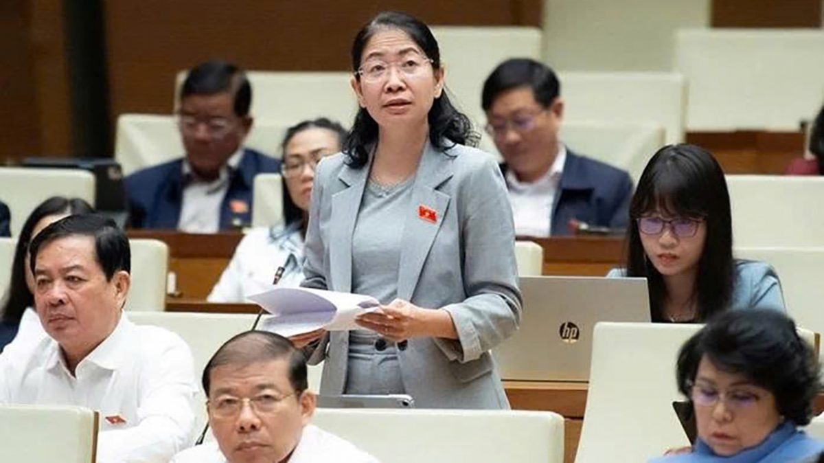 Đại biểu Phan Thanh Phương (đoàn TP.HCM). Ảnh: Phạm Thắng